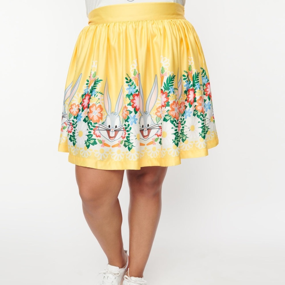 Unique Vintage Bugs Bunny mini skirt, 2X